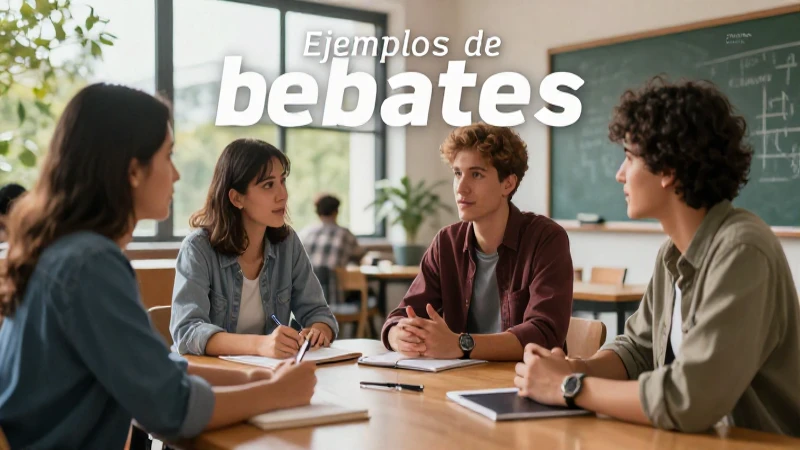 Debate educativo dinámico, moderno y vibrante