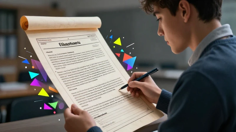 Ensayo brillante en entorno académico moderno