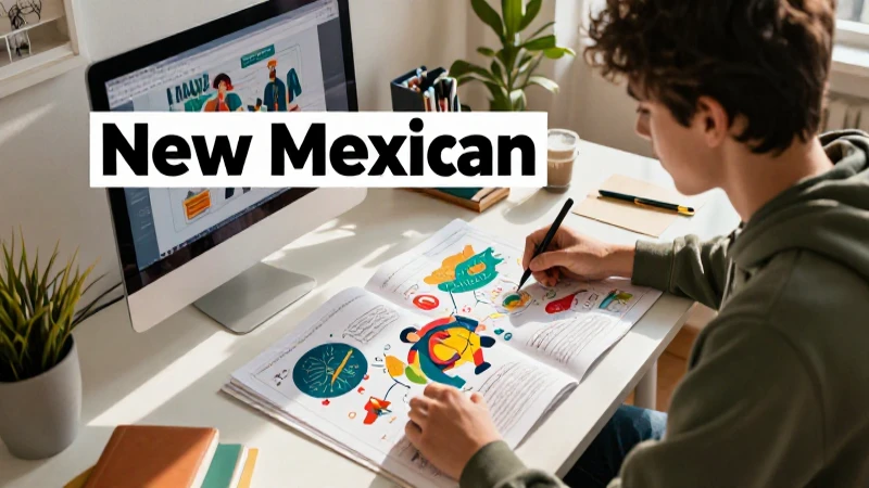 Partes de una Infografía: Aprende en Casa de Manera Efectiva 3 Estudiante aprende conceptos en entorno profesional