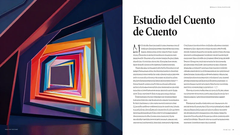 Cuento: Definición, Estructura y Características Clave 4 Estudio visual sobre estructura y narrativa