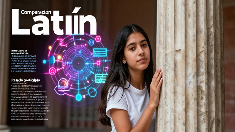 Estudio visual de participios latinos