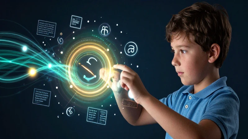 Estudiante aprende el tiempo con diseño educativo