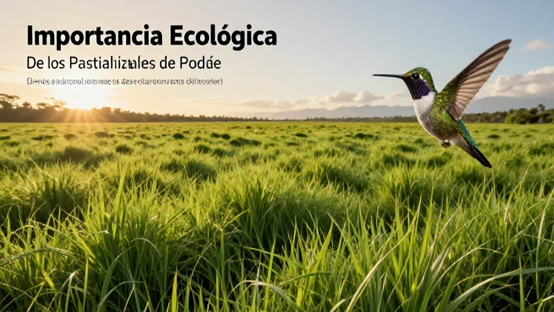 Importancia ecológica de los pastizales mexicanos