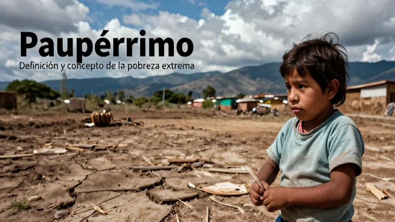 Niño resiliente ilustra la pobreza extrema en México