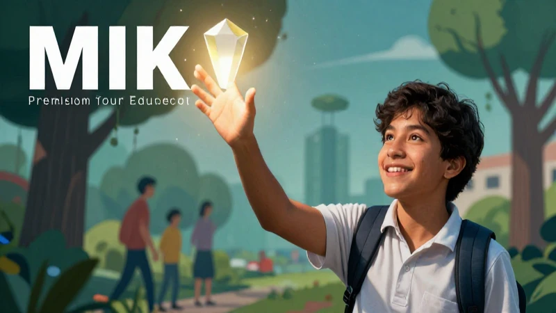 Estudiante brillante simboliza el crecimiento comunitario