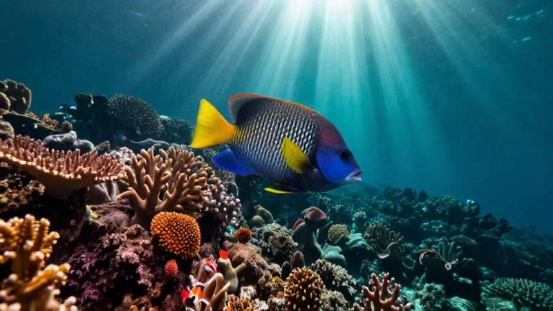Peces: 10 Características Impresionantes Que Debes Conocer 9 Rico arrecife de peces con iluminación espectacular