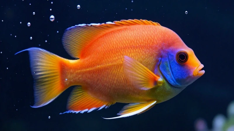 Peces: 10 Características Impresionantes Que Debes Conocer 8 Pez tropical vibrante en un ambiente acuático dinámico
