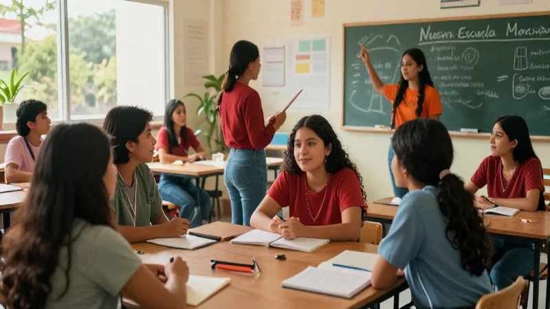 Nueva Escuela Mexicana: colaboración y diversidad estudiantil