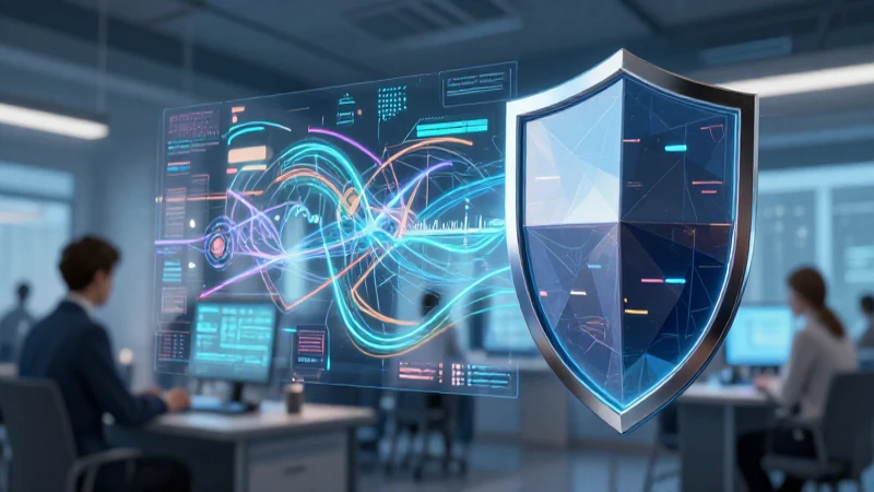 Escudo digital protegiendo datos de riesgo