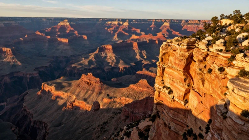 Peñascos: Definición y concepto de este fenómeno natural 7 Acantilados majestuosos en atardecer vibrante y detallado