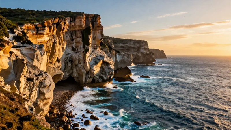 Peñascos: Definición y concepto de este fenómeno natural 6 Cliffs, vida marina y luz dorada