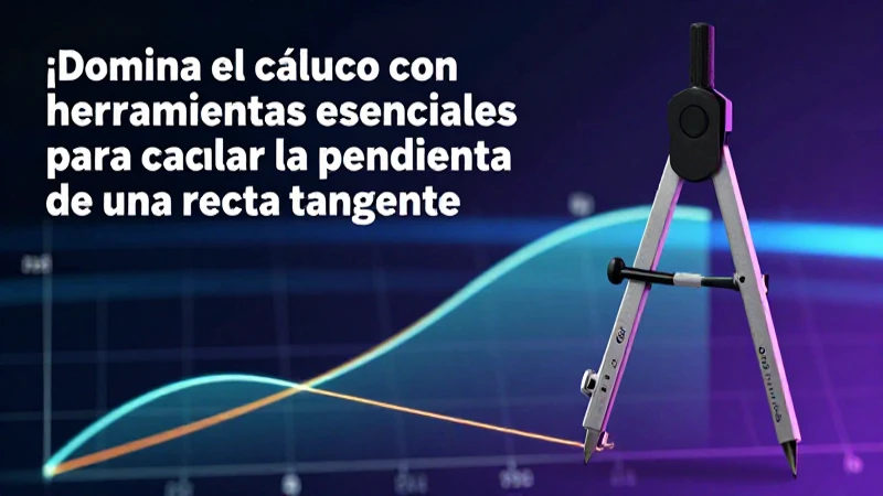 Cálculo de la pendiente de la tangente