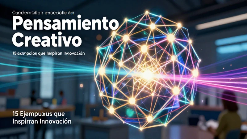 Pensamiento creativo inspira innovación moderna