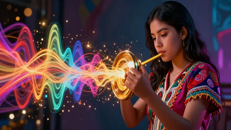 Estudiante mexicano enfocado en la música