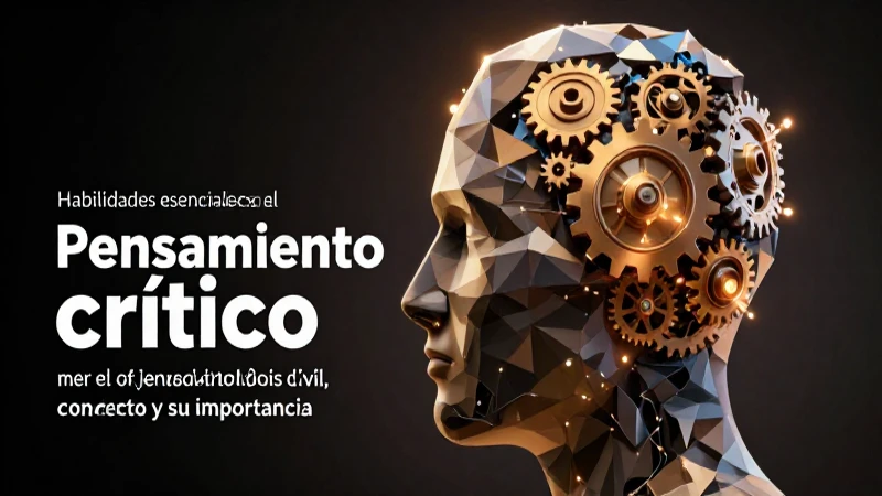 Pensamiento crítico: definicion y su valor