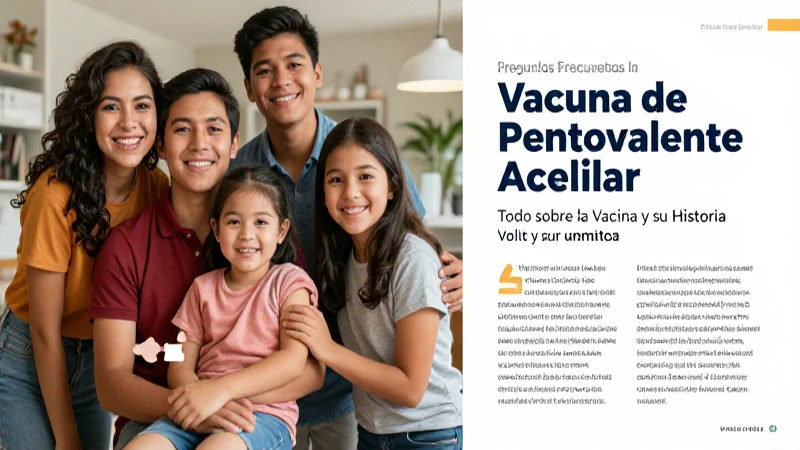 Vacuna de Pentavalente: información esencial en una sola imagen