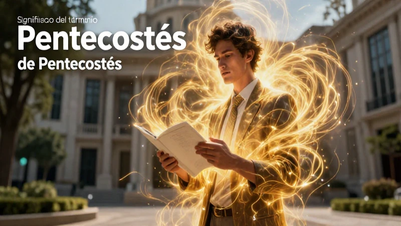 Ilustración académica sobre el significado de Pentecostés