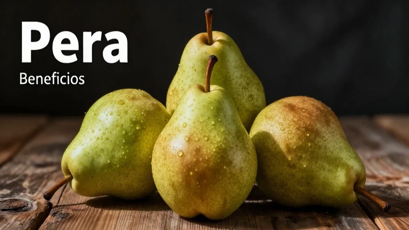 Pera: Qué es, características, beneficios y usos esenciales 4 Pera: Guía visual de características y usos