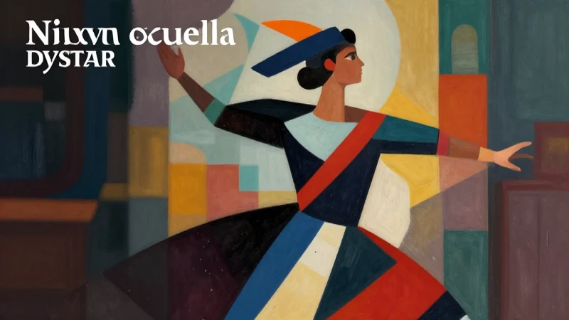Figuras dinámicas y colores vibrantes en estilo educativo