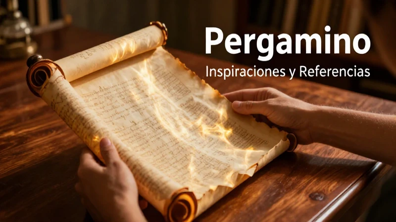 Pergamino como fuente de inspiración literaria