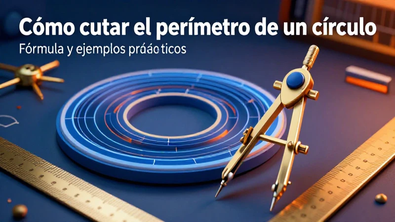 Cómo calcular el perímetro de un círculo: fórmula y ejemplos prácticos 3 Cómo calcular el perímetro del círculo