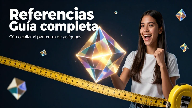 Guía completa: Cómo calcular el perímetro de polígonos paso a paso 6 Ilustración educativa de geometría detallada