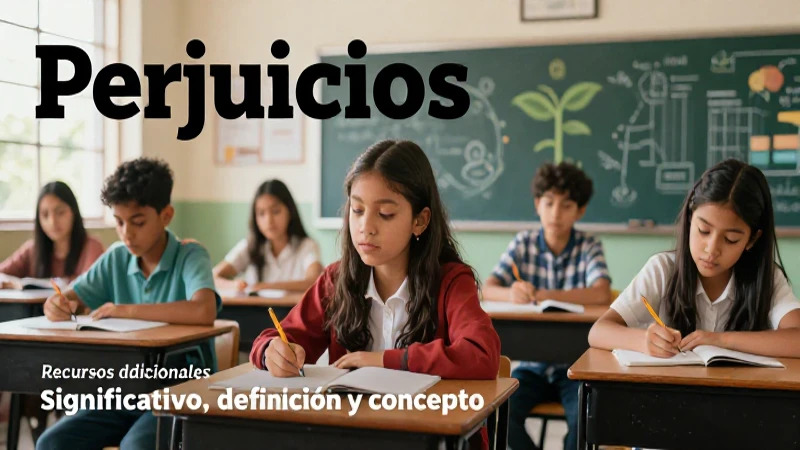 Perjuicios: significado, definición y concepto explicado 6 Contenido educativo sobre prejuicios y aprendizaje