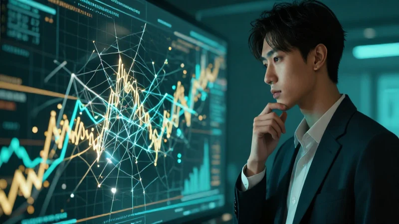 Perjuicios: significado, definición y concepto explicado 4 Académico analizando gráficos financieros digitales