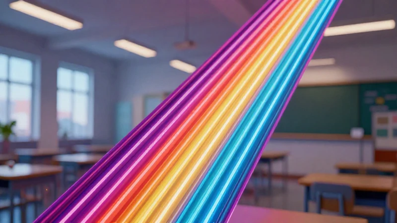 Diseño geométrico brillante y educativo