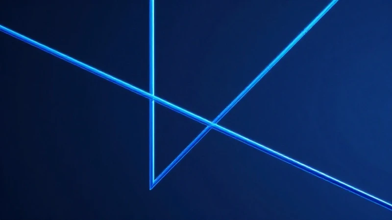 Geometría azul perfecta, precisión vibrante y moderna