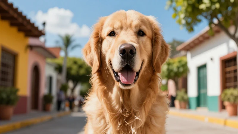 Retrato hiperrealista de perro con encuadre cinemático
