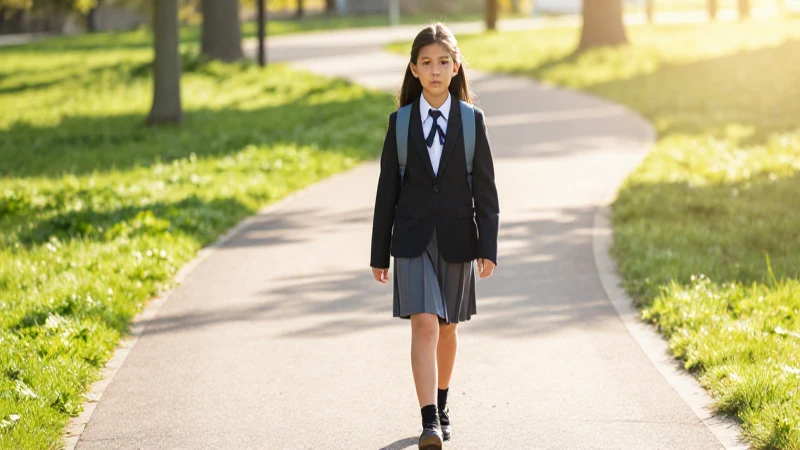 Perseverancia: Concepto, Enseñanza y Actividades Efectivas 7 Estudiante determinado avanza por un camino vibrante
