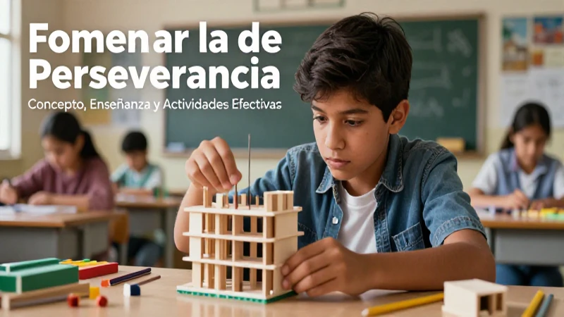 Perseverancia: Concepto, Enseñanza y Actividades Efectivas 4 Estudiantes mexicanos demuestran perseverancia en proyectos educativos