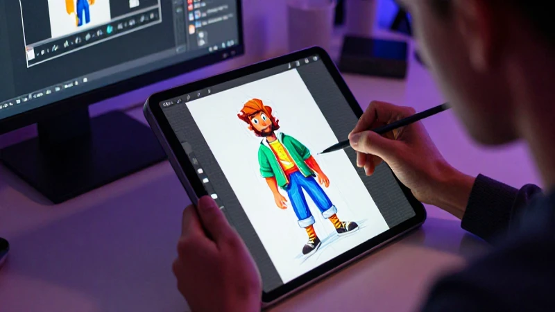 Tutorial para dibujar personajes: guía paso a paso 10 Diseñador de tutoriales ajustando personajes con enfoque