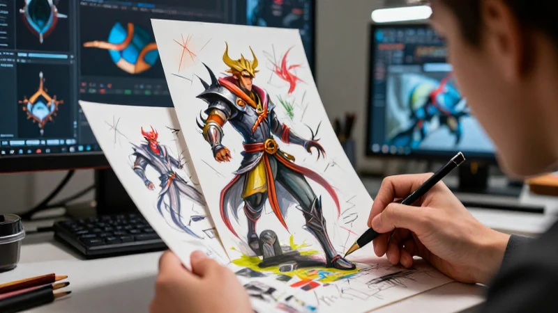Personajes fantásticos: Tutorial para dibujarlos fácil 4 Ilustración profesional de arte fantástico vibrante