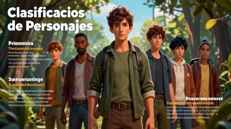 Conceptos y tipos de personajes narrativos