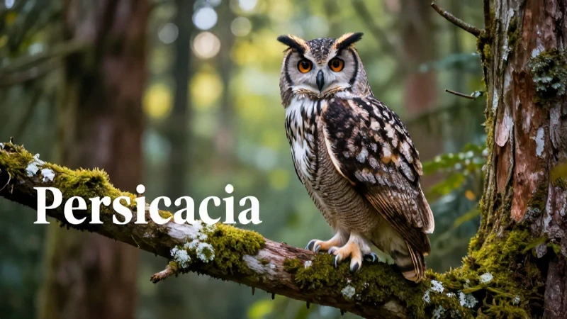 Perspicacia: significado, definición y concepto clave 5 Lechuza majestuosa ilustra la perspicacia natural