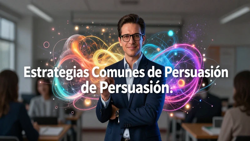 Persuasión: estrategias, conceptos clave y arte docente