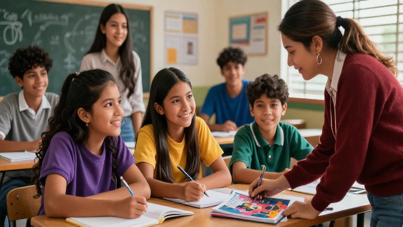 Pertinente: Significado y Concepto en la Educación Actual 4 Estudiantes mexicanos aprendiendo con un docente dinámico