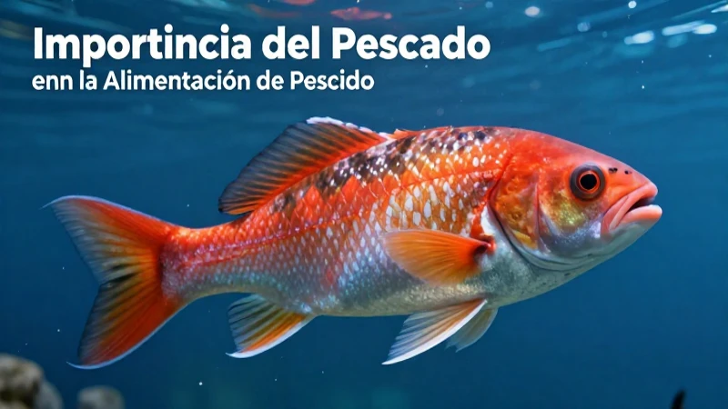 El pescado es vital para alimentarlo
