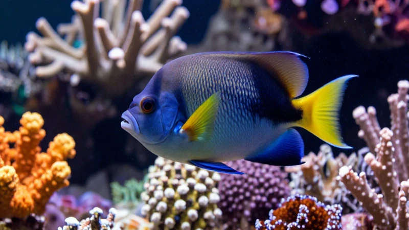 Pez Ceratias: Descubre su Asombroso Mundo y Hábitos 6 Peces Ceratias realistas en arrecife tropical vibrante