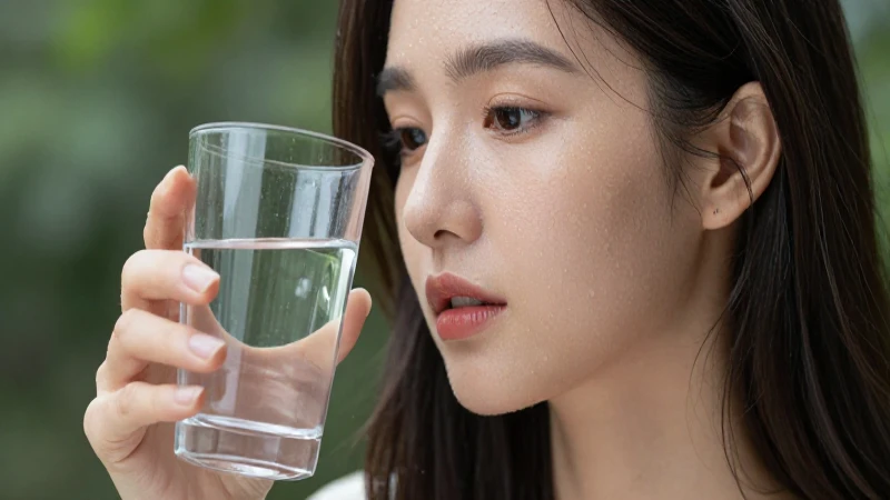 Piel deshidratada: fotos reales y consejos para cuidar 3 Retrato dinámico de mujer joven con agua