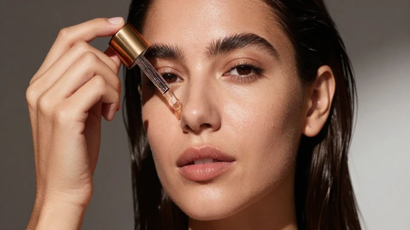 Piel deshidratada: fotos reales y consejos para cuidar 4 Bella mujer mexicana aplica serum con estilo cinematográfico