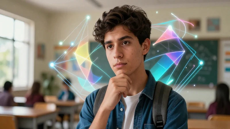 Pienso, luego existo: La certeza de Descartes en la vida 6 Retrato de intelectual moderno con estética educativa y visual