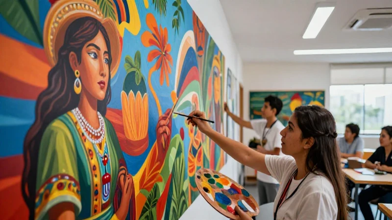 Pintura: Origen, Historia, Características y Artistas Clave 6 Arte mural mexicano influye social y culturalmente