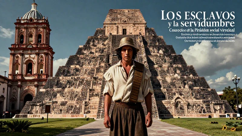 Esclavo en México frente a la pirámide social virreinal