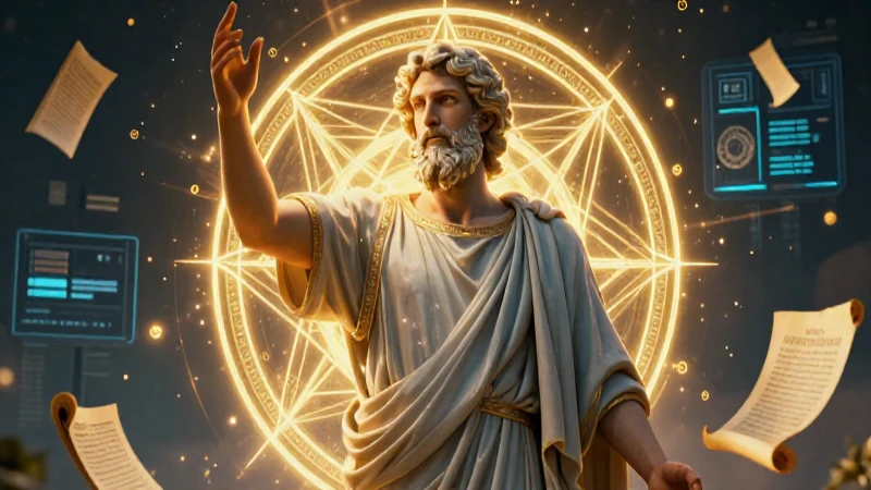 Pitagoras: biografía, principios y aportes fundamentales 5 Figura de Pitágoras con geometría dorada