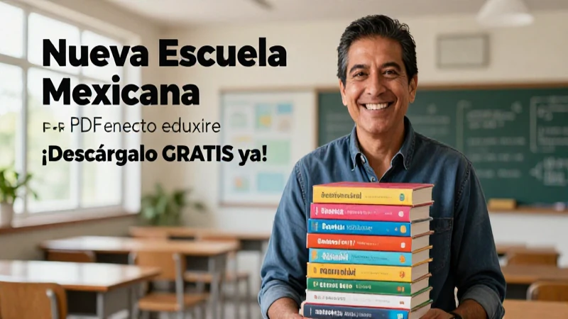 Educador mexicano presenta material de la Nueva Escuela Mexicana