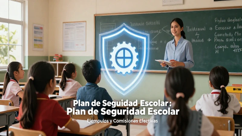 Plan de seguridad escolar: protección y aprendizaje