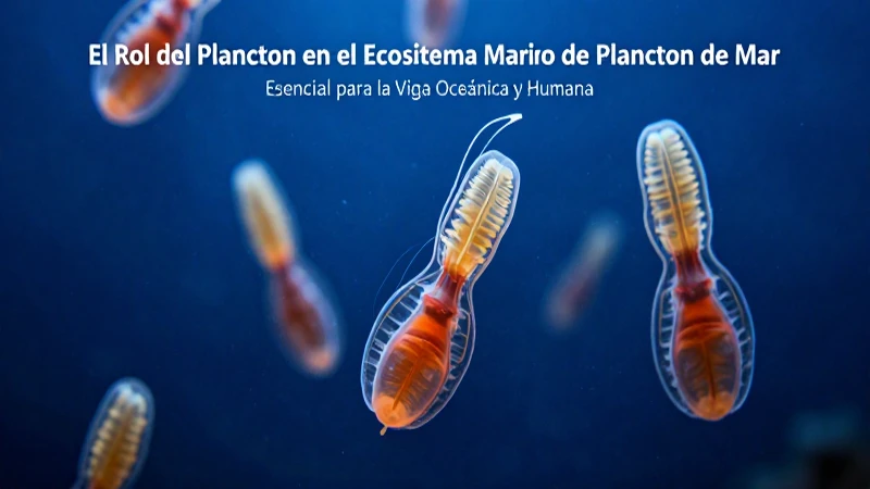 El plancton marino es vital para la vida oceánica